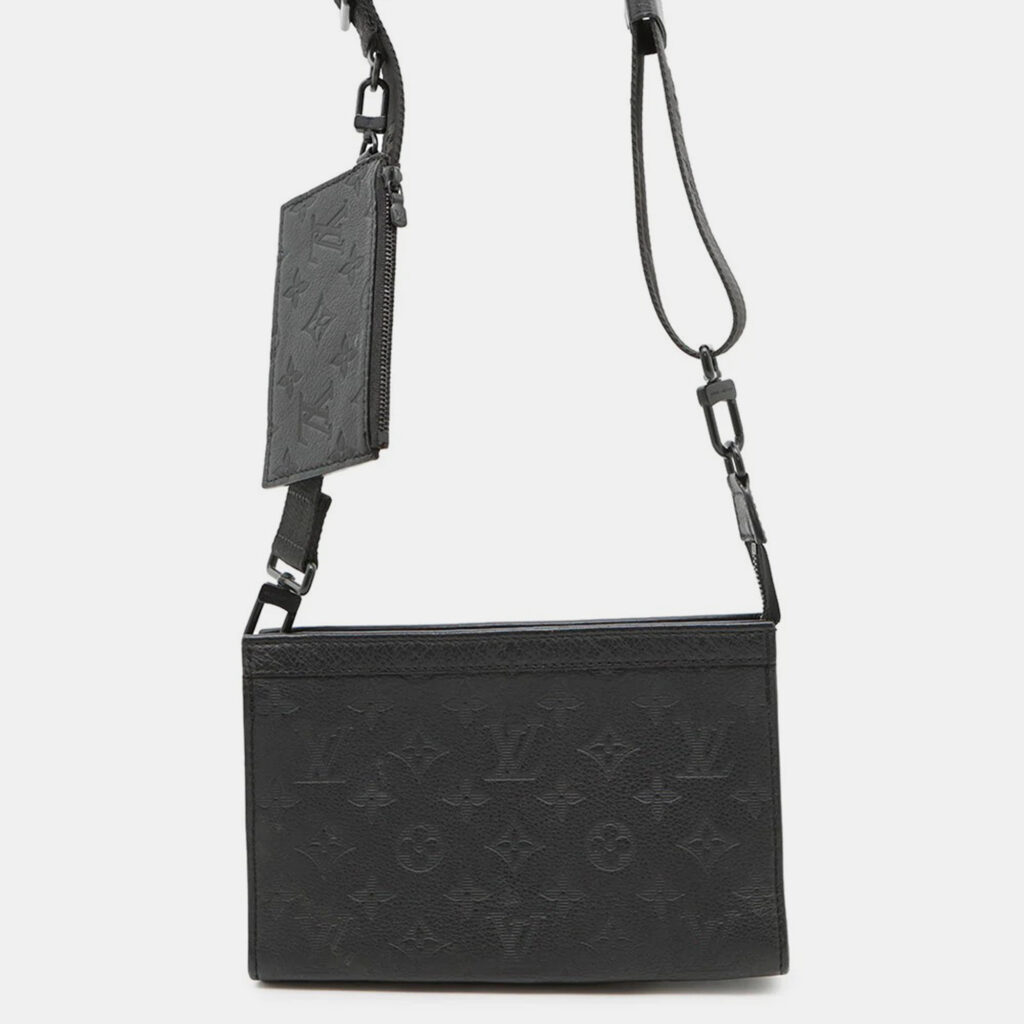 Louis Vuitton Gaston Wearable Wallet Noir Monogram Shadow Louis Vuitton Gaston Wearable Wallet Noir Monogram Shadow