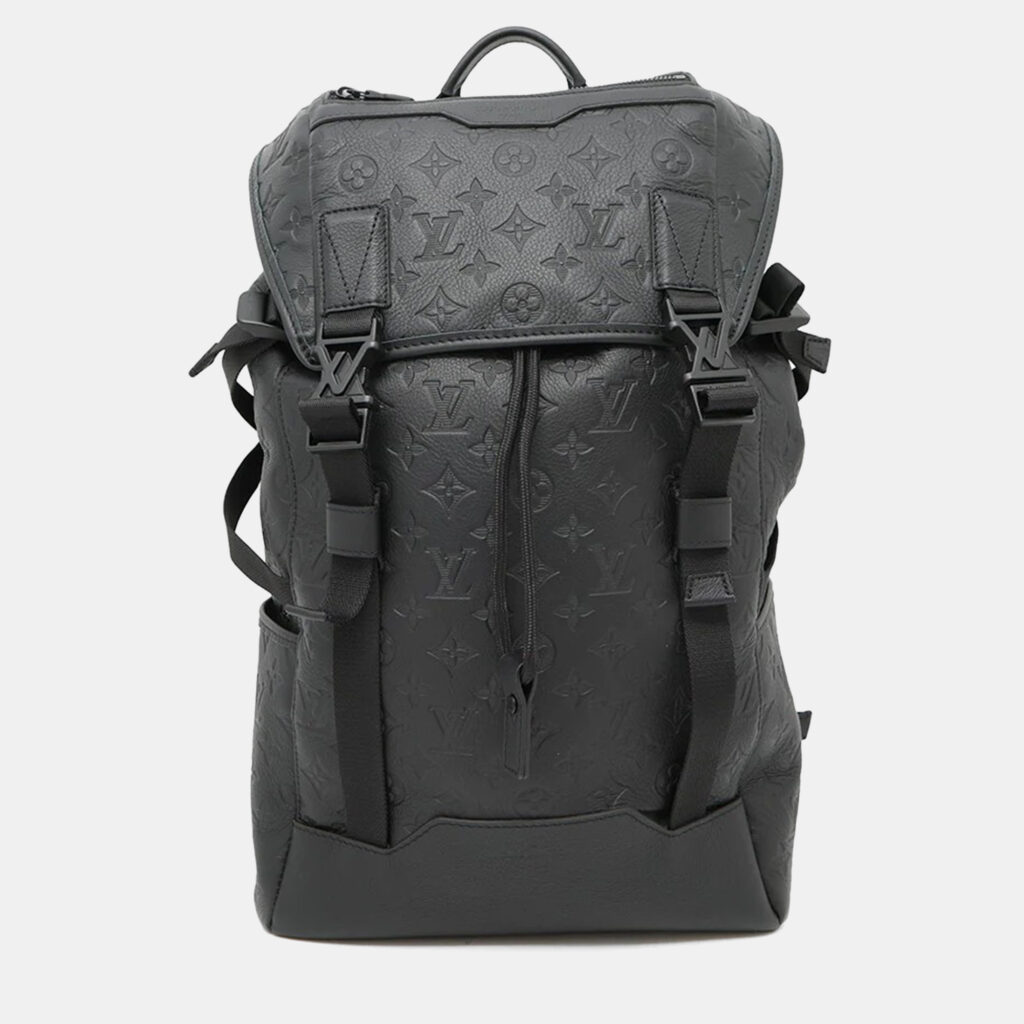 Louis Vuitton Good Away Black Monogram Shadow Leather Backpack Louis Vuitton Good Away Black Monogram Shadow Leather Backpack