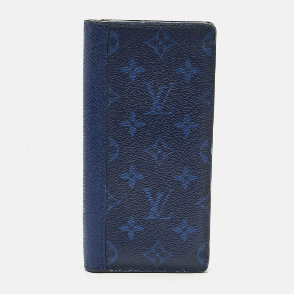 Louis Vuitton Cobalt Monogram Canvas Brazza Wallet Louis Vuitton Cobalt Monogram Canvas Brazza Wallet