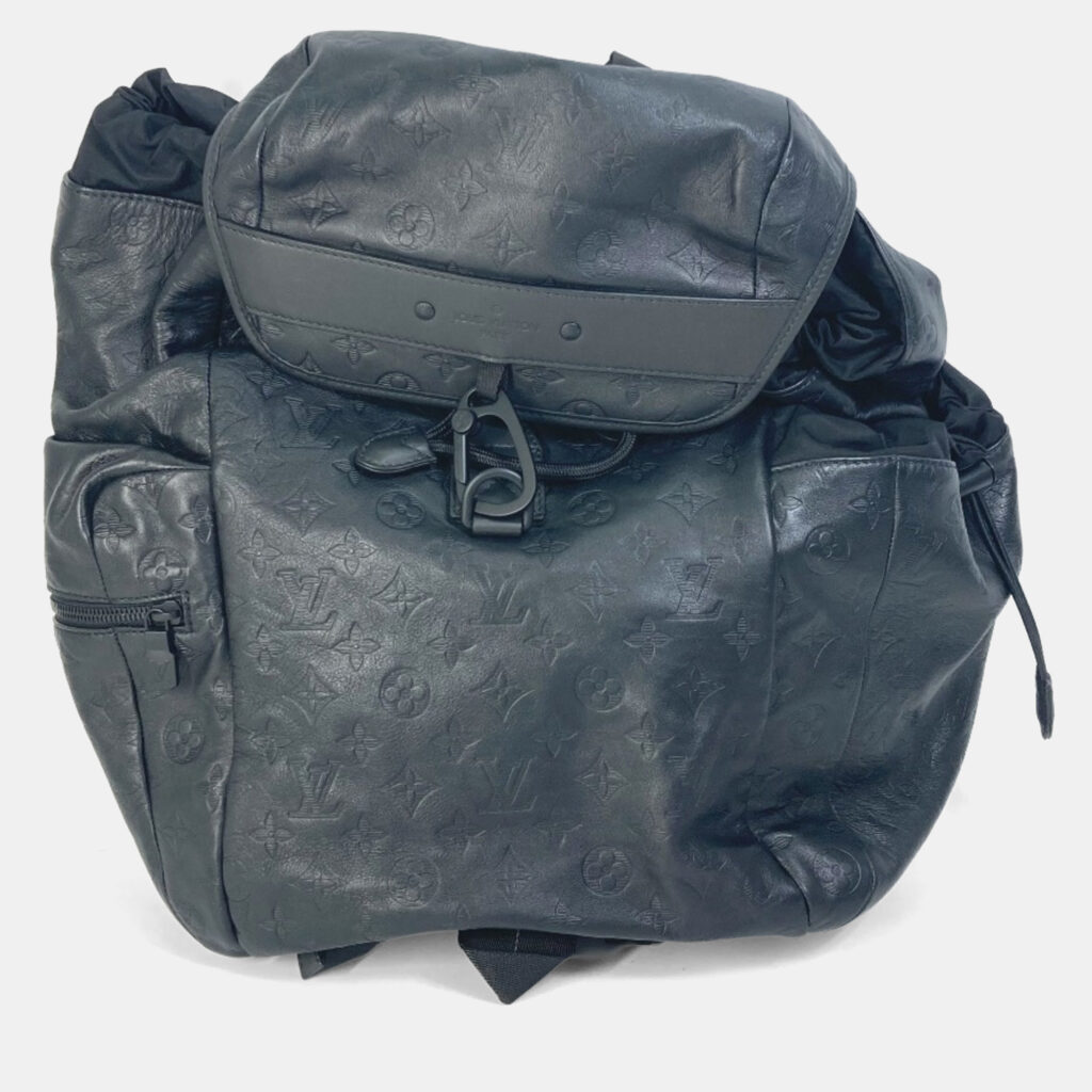 Louis Vuitton Discovery Black Monogram Shadow Leather Backpack Louis Vuitton Discovery Black Monogram Shadow Leather Backpack