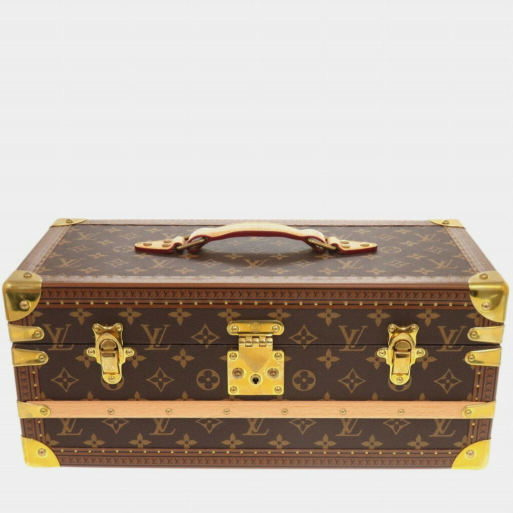 Louis Vuitton Coffret Champagne Brown Monogram Canvas Trunk