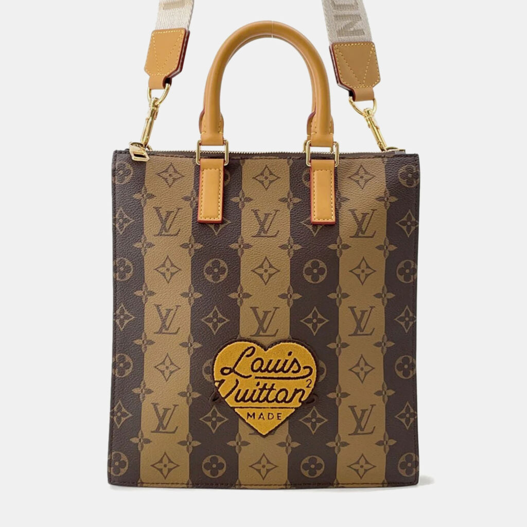 Louis Vuitton Sac Plat Messenger Brown Monogram Stripe Louis Vuitton Sac Plat Messenger Brown Monogram Stripe