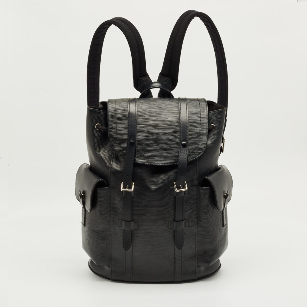 Louis Vuitton Black Epi Leather Christopher PM Backpack Louis Vuitton Black Epi Leather Christopher PM Backpack