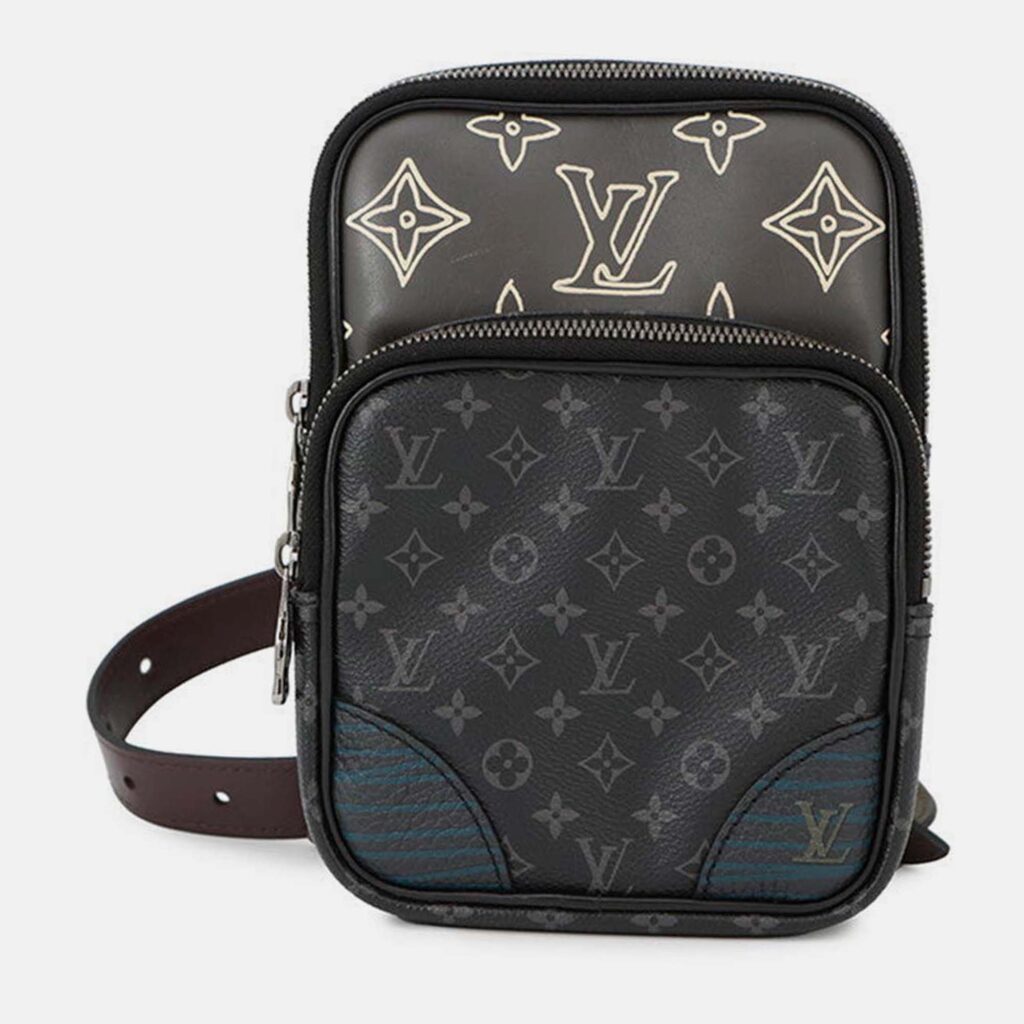 Louis Vuitton Amazon Monogram Eclipse Black Monogram Eclipse Canvas Sling Bag Louis Vuitton Amazon Monogram Eclipse Black Monogram Eclipse Canvas Sling Bag