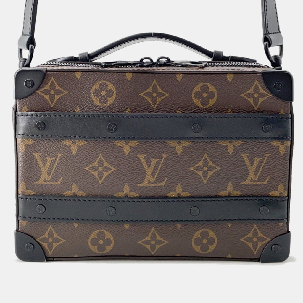 Louis Vuitton Handle Soft Trunk Black Monogram Macassar Canvas Top Handle Bag Louis Vuitton Handle Soft Trunk Black Monogram Macassar Canvas Top Handle Bag