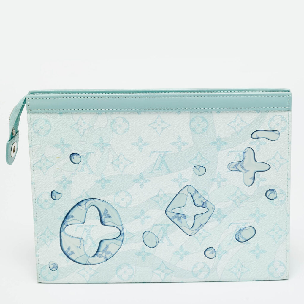 Louis Vuitton Monogram Aquagarden Canvas Pochette Voyage MM Louis Vuitton Monogram Aquagarden Canvas Pochette Voyage MM