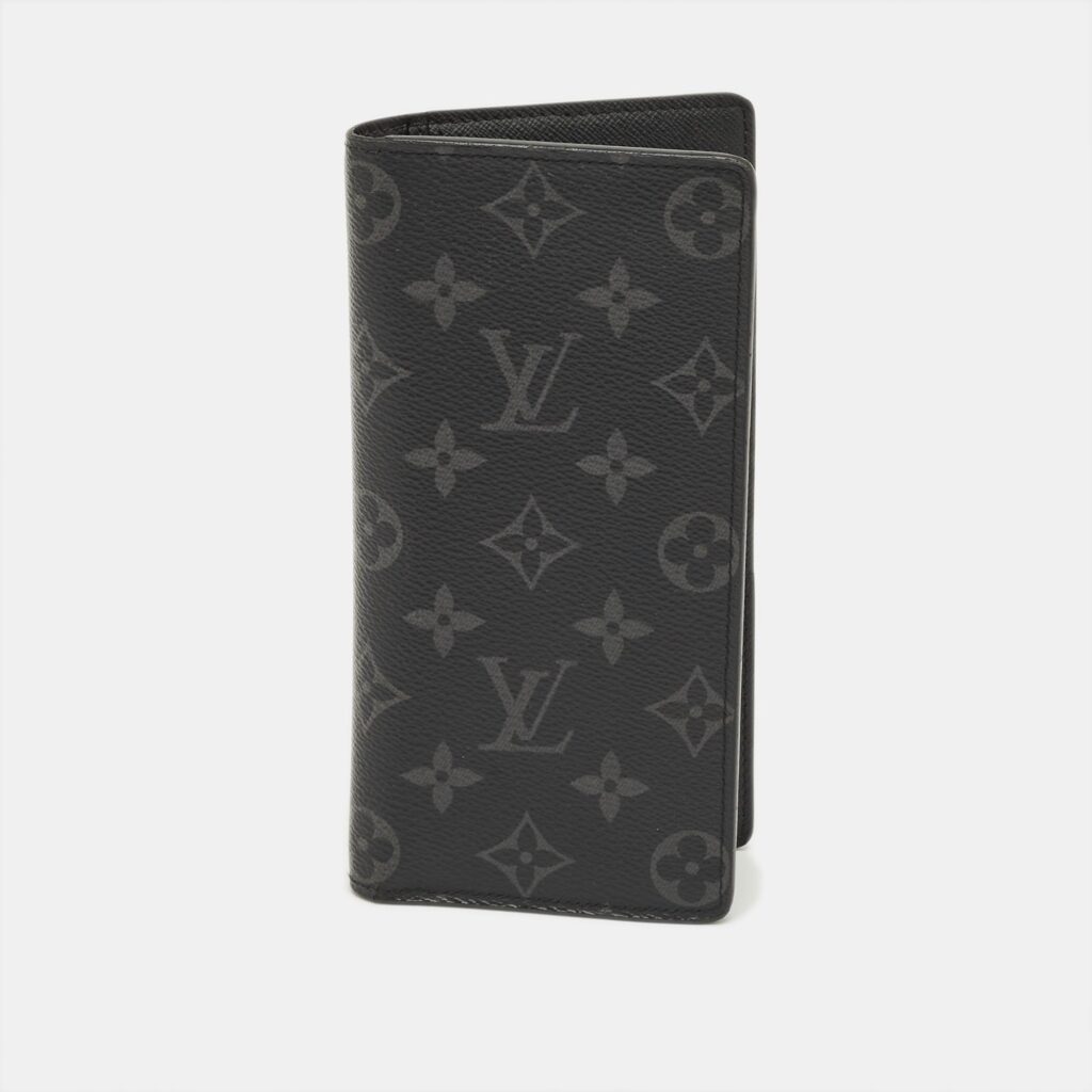 Louis Vuitton Monogram Eclipse Canvas Brazza Wallet Louis Vuitton Monogram Eclipse Canvas Brazza Wallet