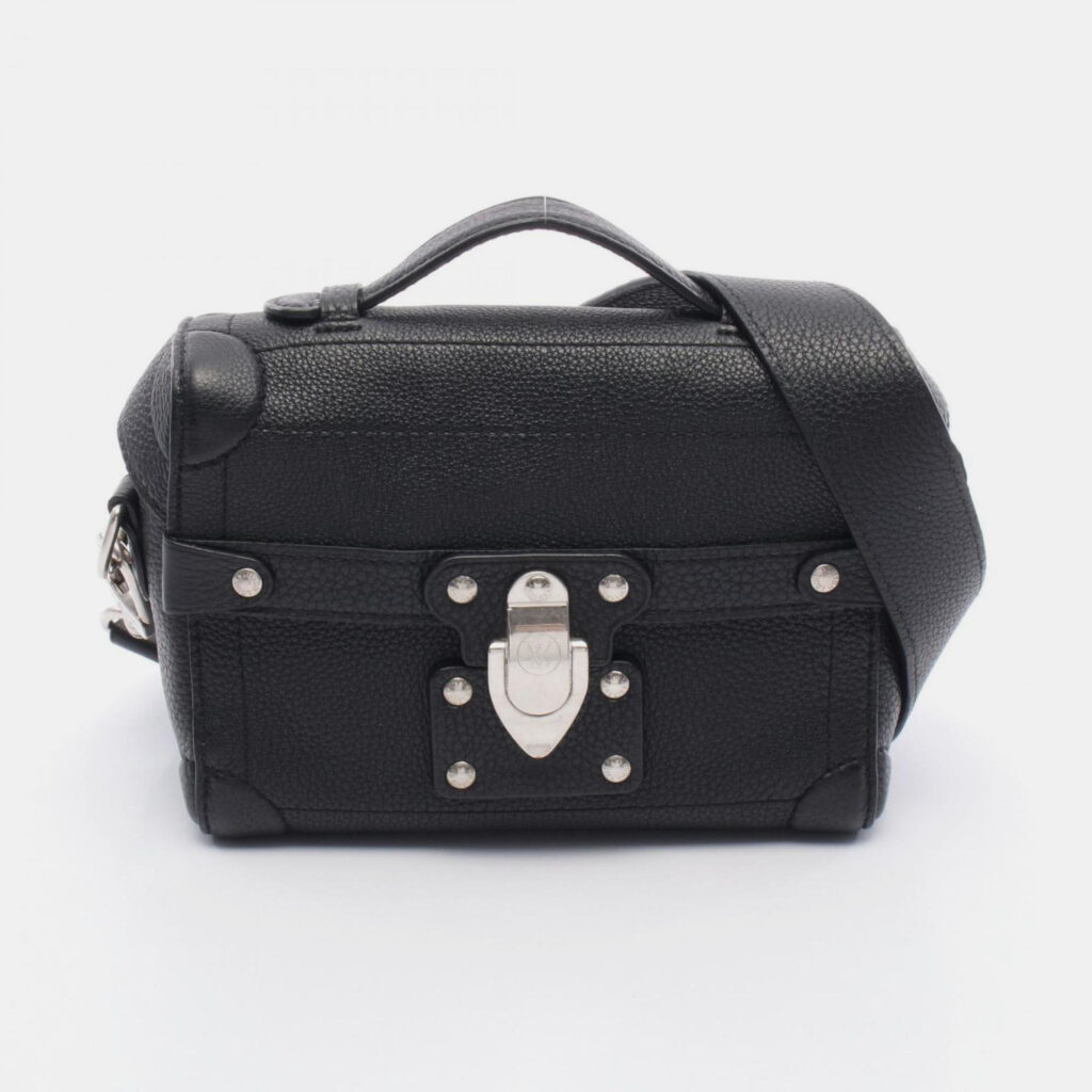 Louis Vuitton Seoul Trunk Black Leather Shoulder Bag Louis Vuitton Seoul Trunk Black Leather Shoulder Bag