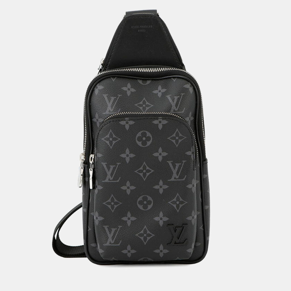 Louis Vuitton Avenue Sling Bag Noir Monogram Eclipse Size Pm Louis Vuitton Avenue Sling Bag Noir Monogram Eclipse Size Pm