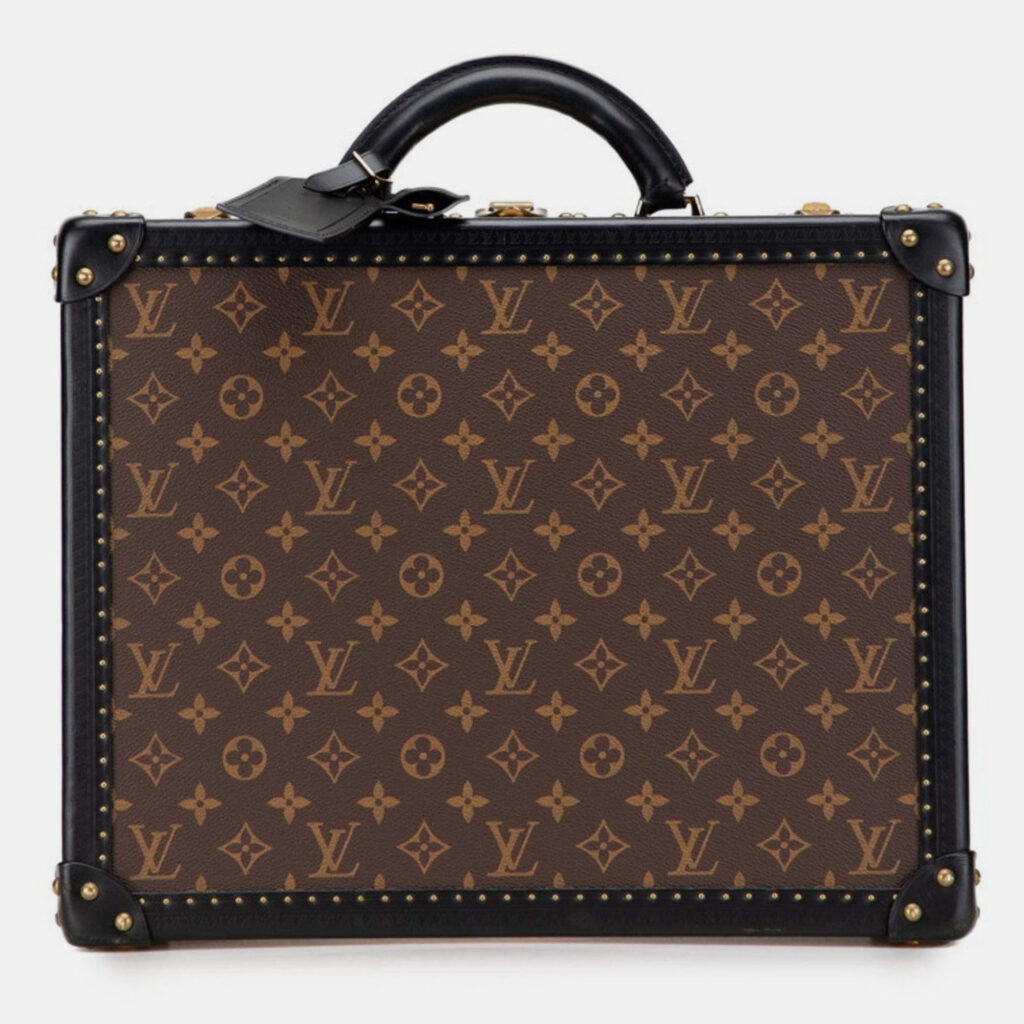 Louis Vuitton Monogram Reverse Cotteville 40 Briefcase/Attache Case/Trunk Case Brown/Black Pvc Leather Louis Vuitton Monogram Reverse Cotteville 40 Briefcase/Attache Case/Trunk Case Brown/Black Pvc Leather