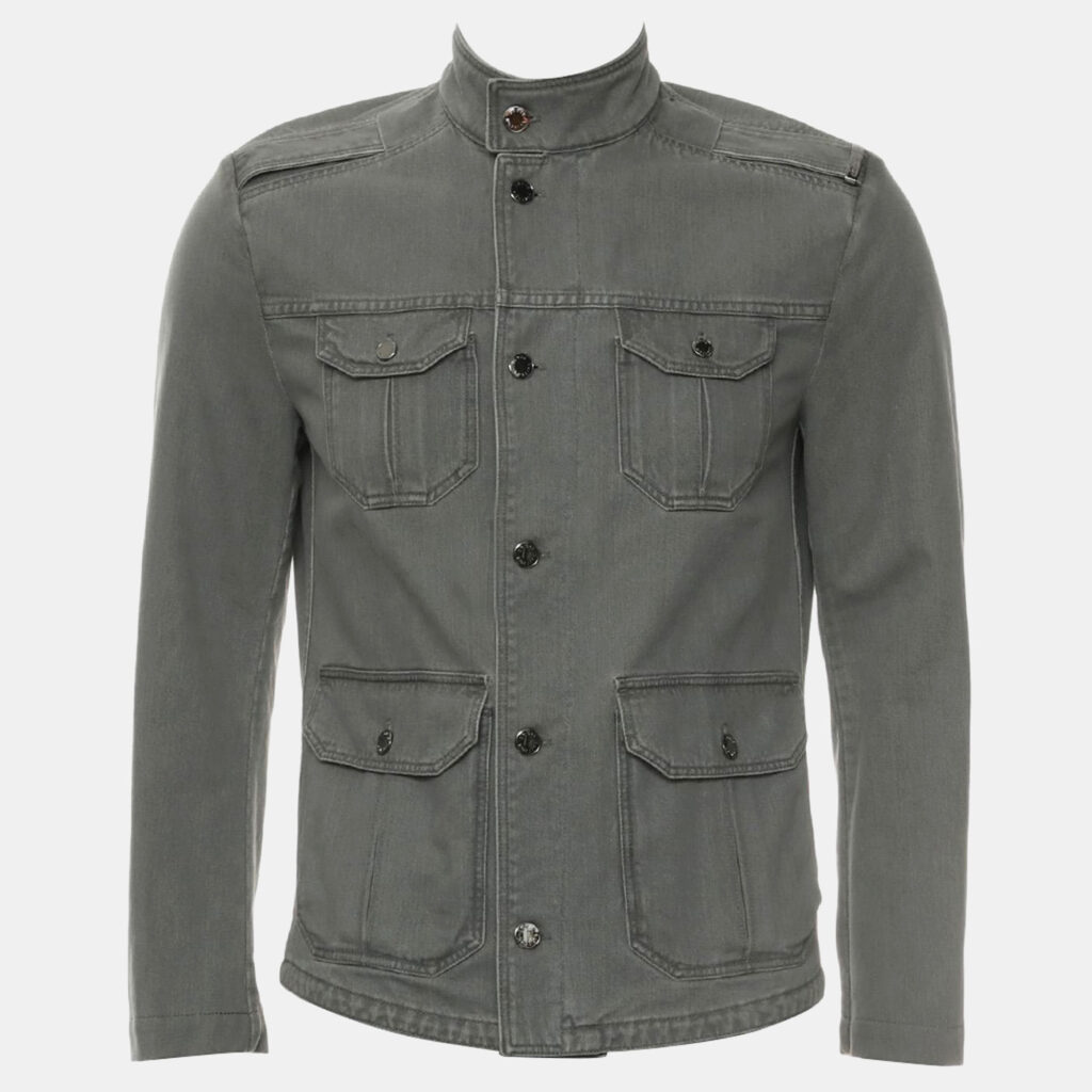 Louis Vuitton Grey Denim Jacket EU 46 Louis Vuitton Grey Denim Jacket EU 46