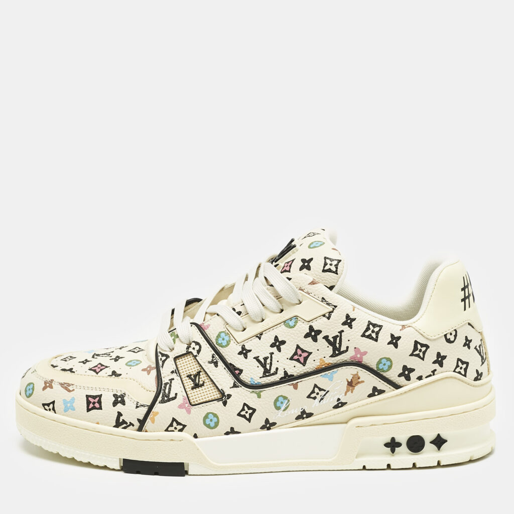 Louis Vuitton x Tyler The Creator Multicolor Monogram Leather LV Trainer Sneakers Size 42.5 Louis Vuitton x Tyler The Creator Multicolor Monogram Leather LV Trainer Sneakers Size 42.5