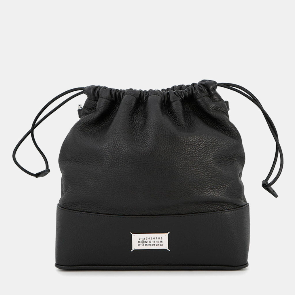 Maison Margiela Maison Margiela 5Ac Daily Backpack Black Leather Maison Margiela Maison Margiela 5Ac Daily Backpack Black Leather
