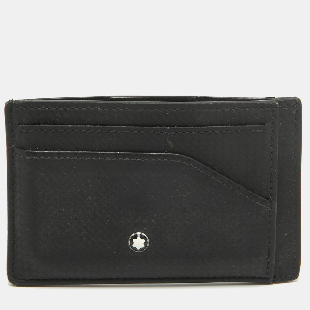 Montblanc Black Leather Extreme 2.0 Card Holder Montblanc Black Leather Extreme 2.0 Card Holder