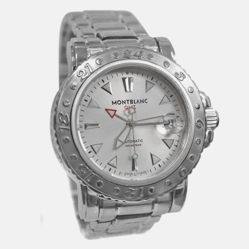 Montblanc Sport GMT 7061 Automatic Stainless Steel Men's Wristwatch 41mm Montblanc Sport GMT 7061 Automatic Stainless Steel Men's Wristwatch 41mm
