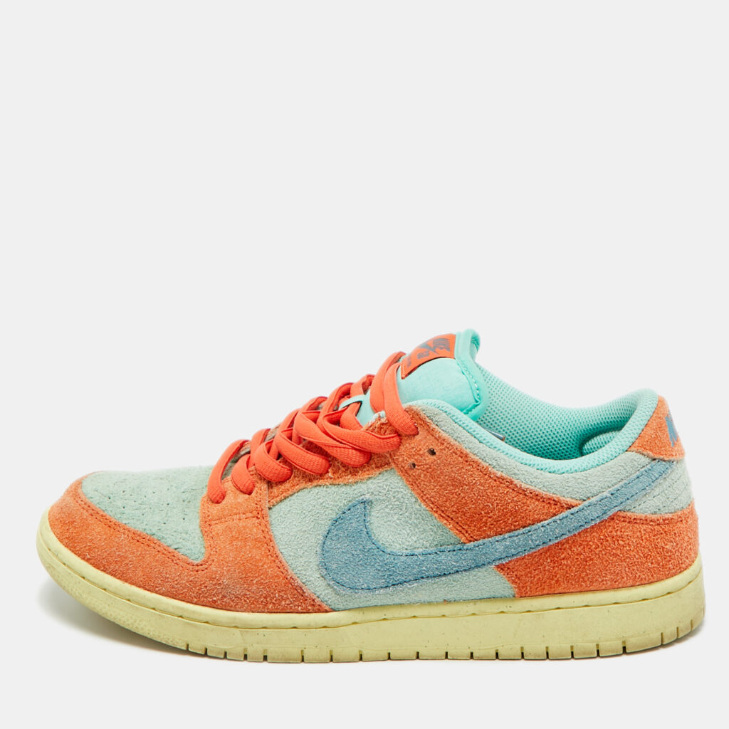 Nike Multicolor Suede SB Dunk Noise Aqua Low Top Sneakers Size 42.5 Nike Multicolor Suede SB Dunk Noise Aqua Low Top Sneakers Size 42.5