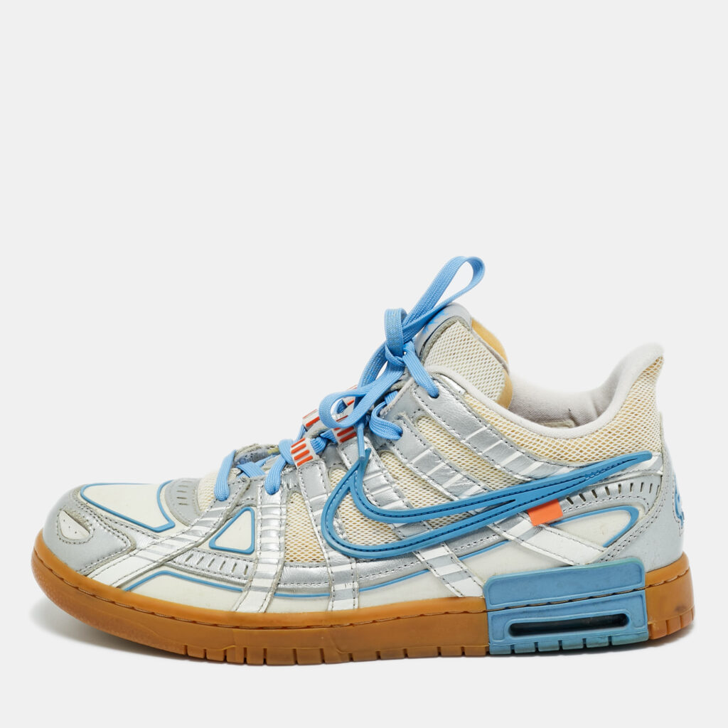 Nike Dunk x Off-White Size 44.5 Multicolor Canvas and Mesh Lace Up Sneakers Nike Dunk x Off-White Size 44.5 Multicolor Canvas and Mesh Lace Up Sneakers