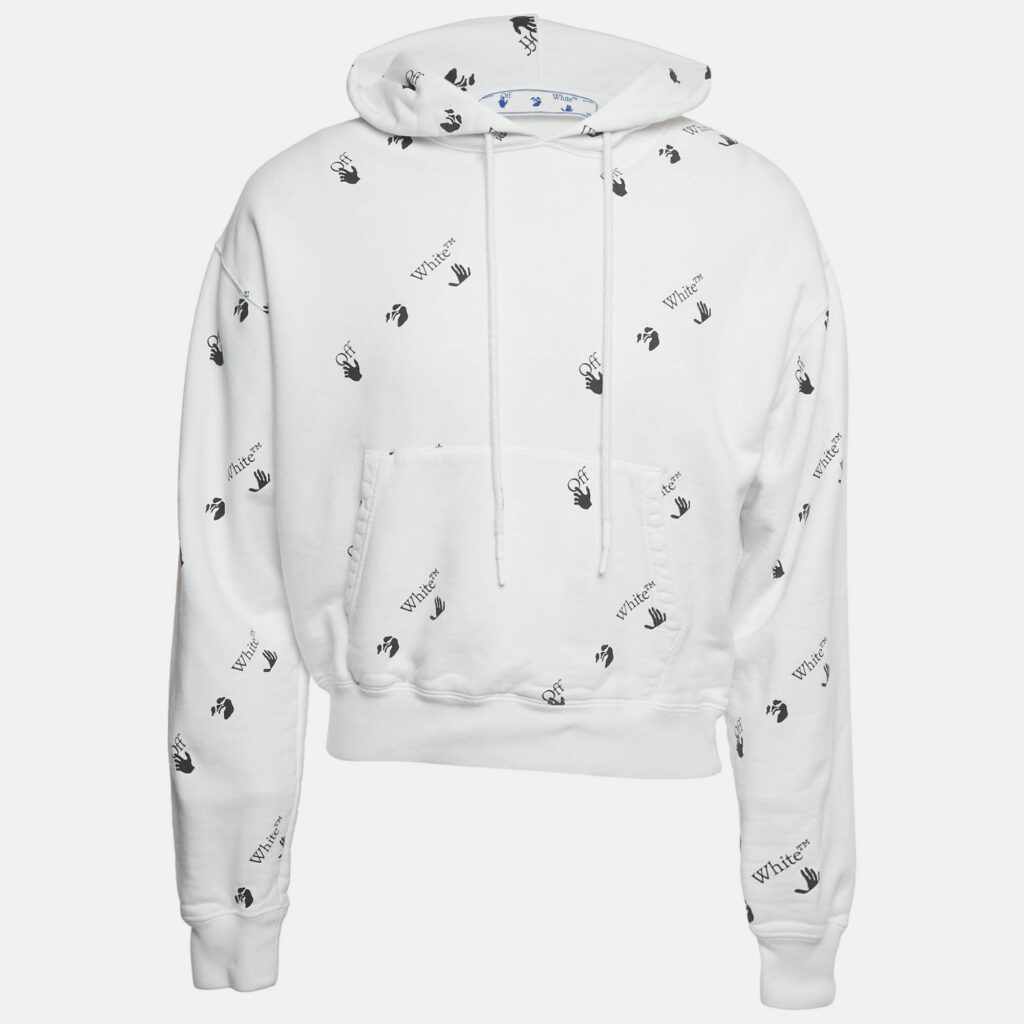 luxury-men-off-white-used-clothes-p1222543-001-1.jpg Off-White White Logo Print Cotton Hoodie S