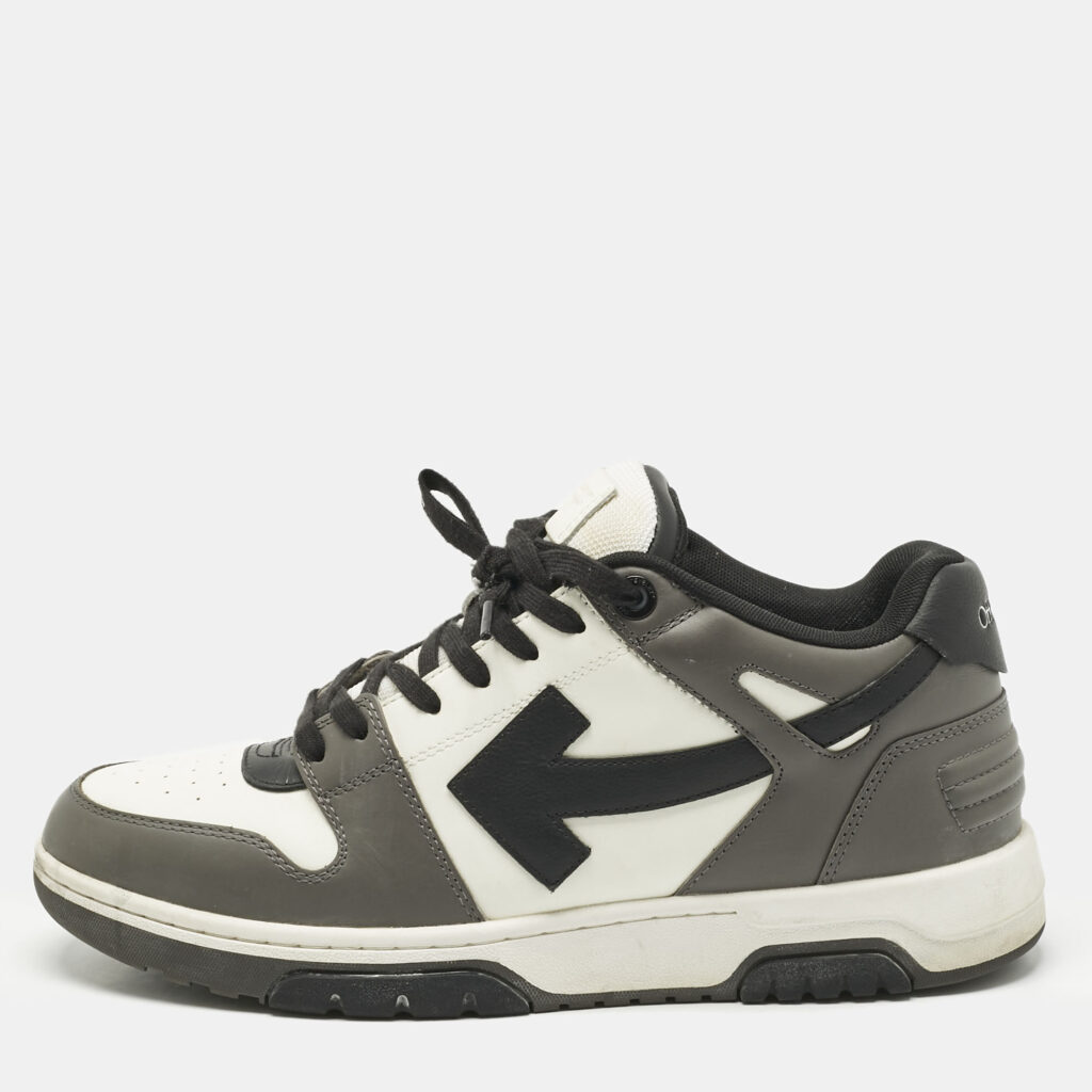 Off-White Multicolor Leather Out Of Office Low Top Sneakers Size 45