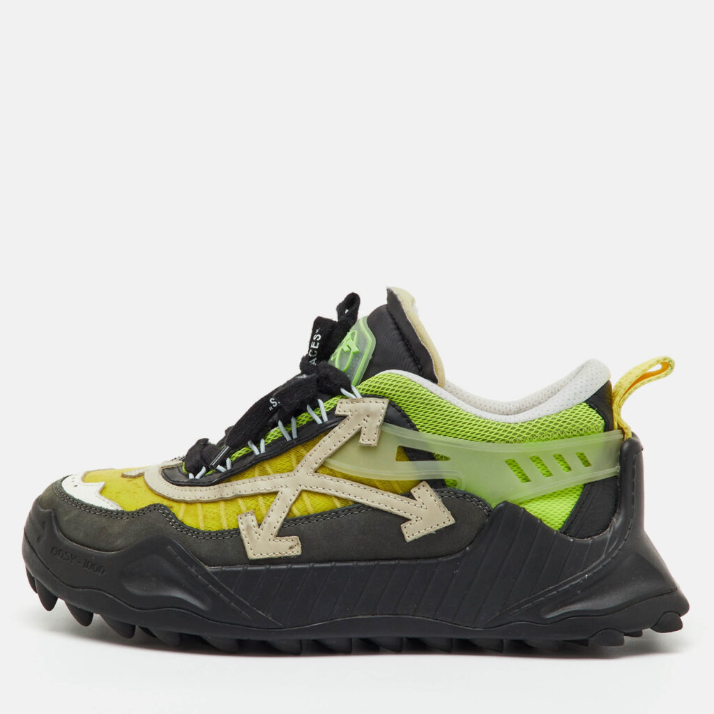 Off-White Multicolor Mesh and Leather Odsy 1000 Sneakers Size 41 Off-White Multicolor Mesh and Leather Odsy 1000 Sneakers Size 41