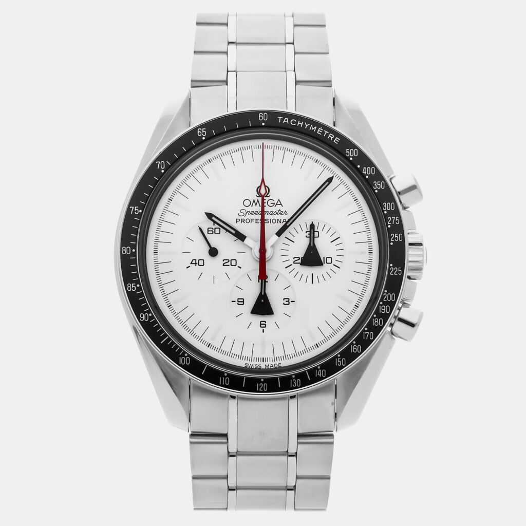 Omega Speedmaster Professional MoonWristwatch Alaska Project Limited Edition 311.32.42.30.04.001 Manual Winding Stainless Steel White Dial Men's Wristwatch 42mm Omega Speedmaster Professional MoonWristwatch Alaska Project Limited Edition 311.32.42.30.04.001 Manual Winding Stainless Steel White Dial Men's Wristwatch 42mm