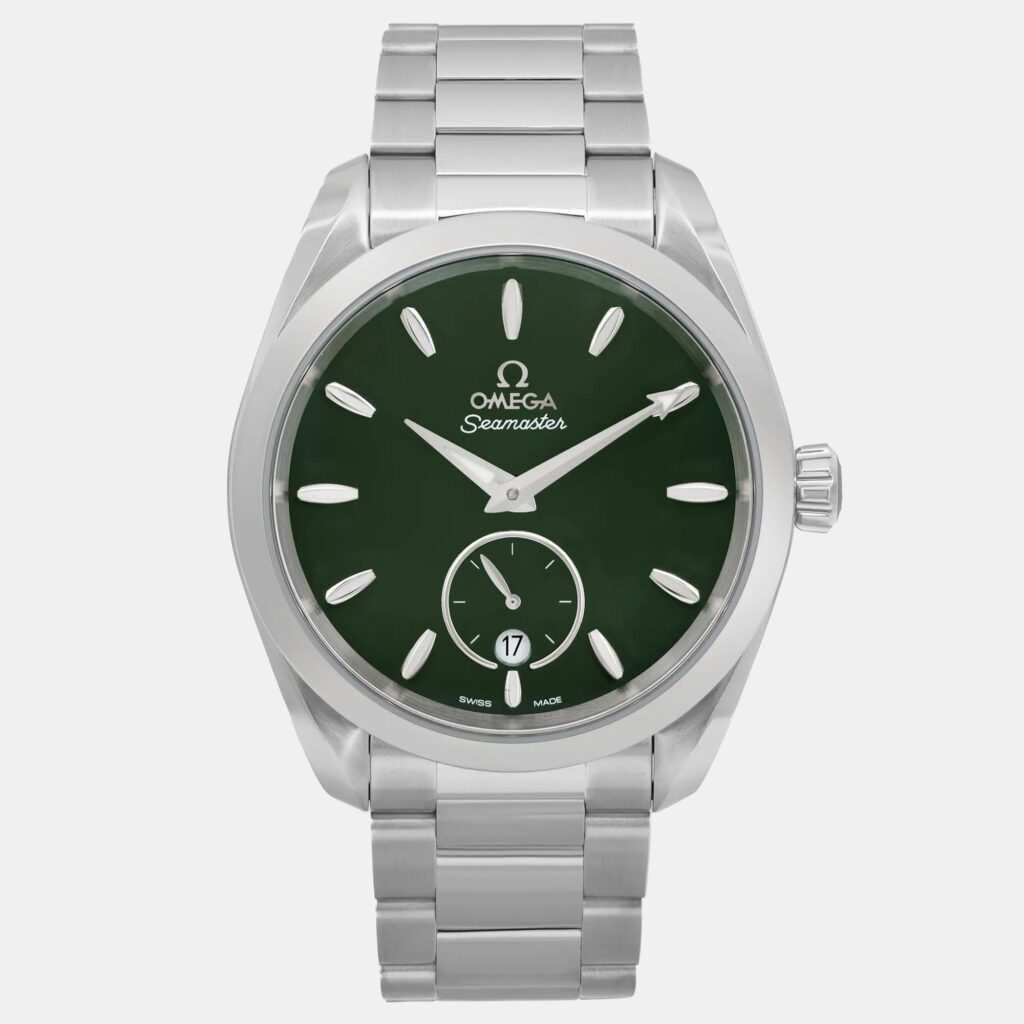 Omega Seamaster Aqua Terra 220.10.38.20.10.001 Automatic Green Stainless Steel Men's Wristwatch 38 mm Omega Seamaster Aqua Terra 220.10.38.20.10.001 Automatic Green Stainless Steel Men's Wristwatch 38 mm