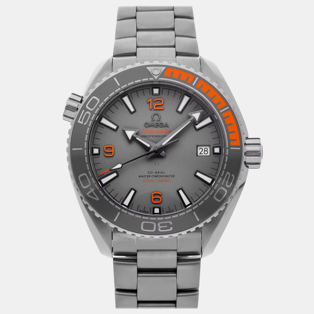 Omega Seamaster Planet Ocean 215.90.44.21.99.001 Automatic Grey Titanium Men’s Wristwatch 43 mm Omega Seamaster Planet Ocean 215.90.44.21.99.001 Automatic Grey Titanium Men’s Wristwatch 43 mm
