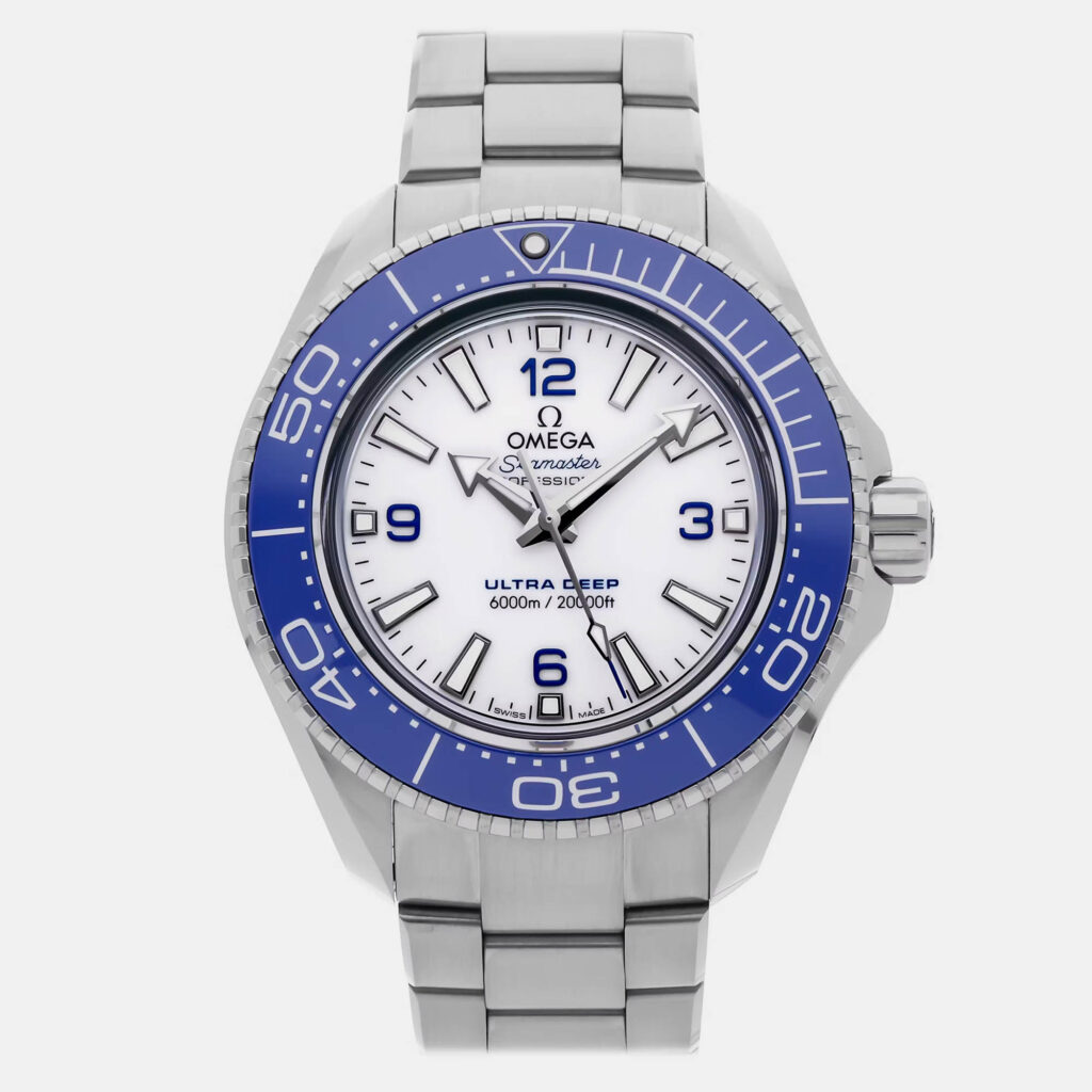 Omega Seamaster Planet Ocean 215.30.46.21.04.001 Automatic White Stainless Steel Men’s Wristwatch 45 mm Omega Seamaster Planet Ocean 215.30.46.21.04.001 Automatic White Stainless Steel Men’s Wristwatch 45 mm