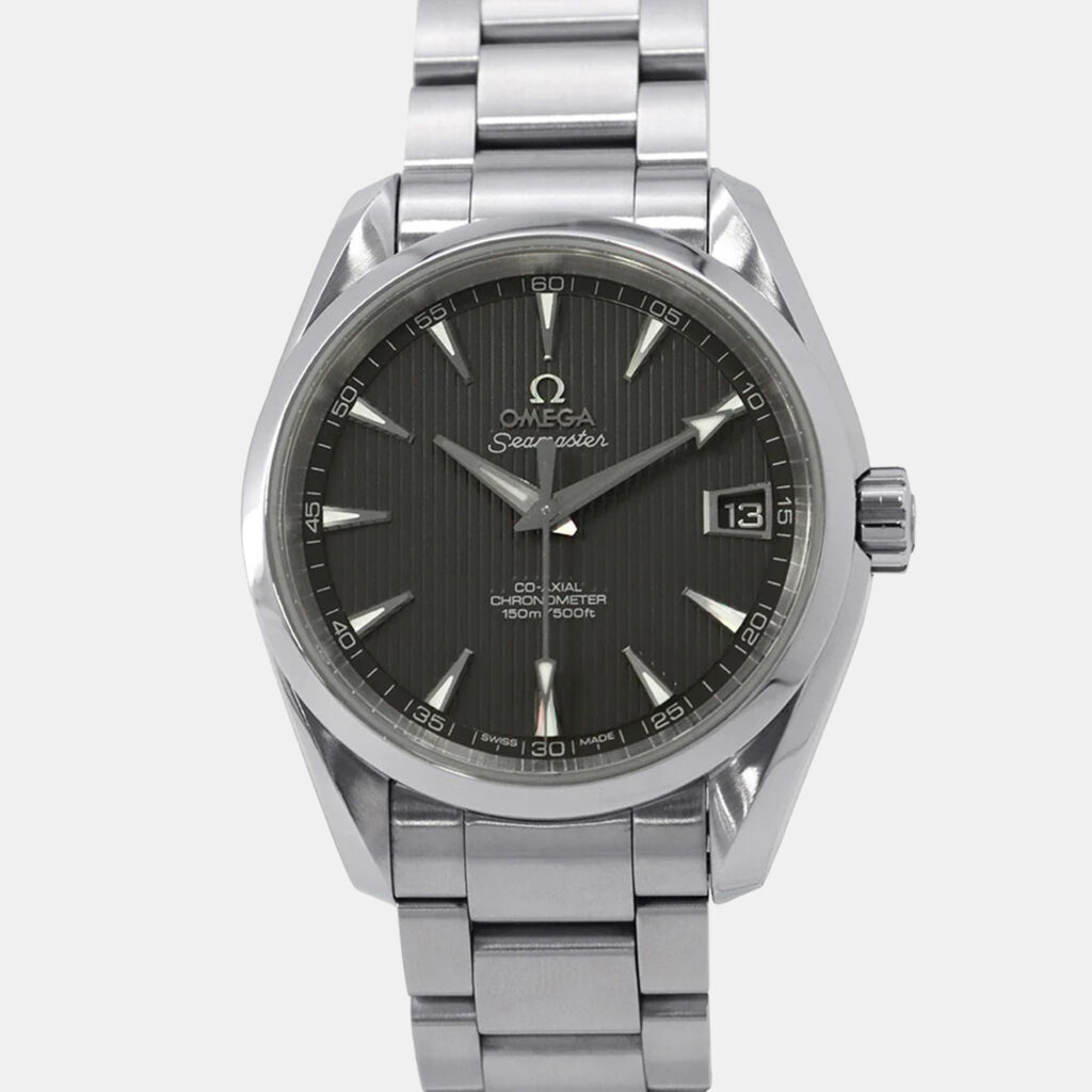 Omega Seamaster Aqua Terra 231.10.39.21.01.001 Automatic Grey Stainless Steel Men's Wristwatch 38.5 mm Omega Seamaster Aqua Terra 231.10.39.21.01.001 Automatic Grey Stainless Steel Men's Wristwatch 38.5 mm