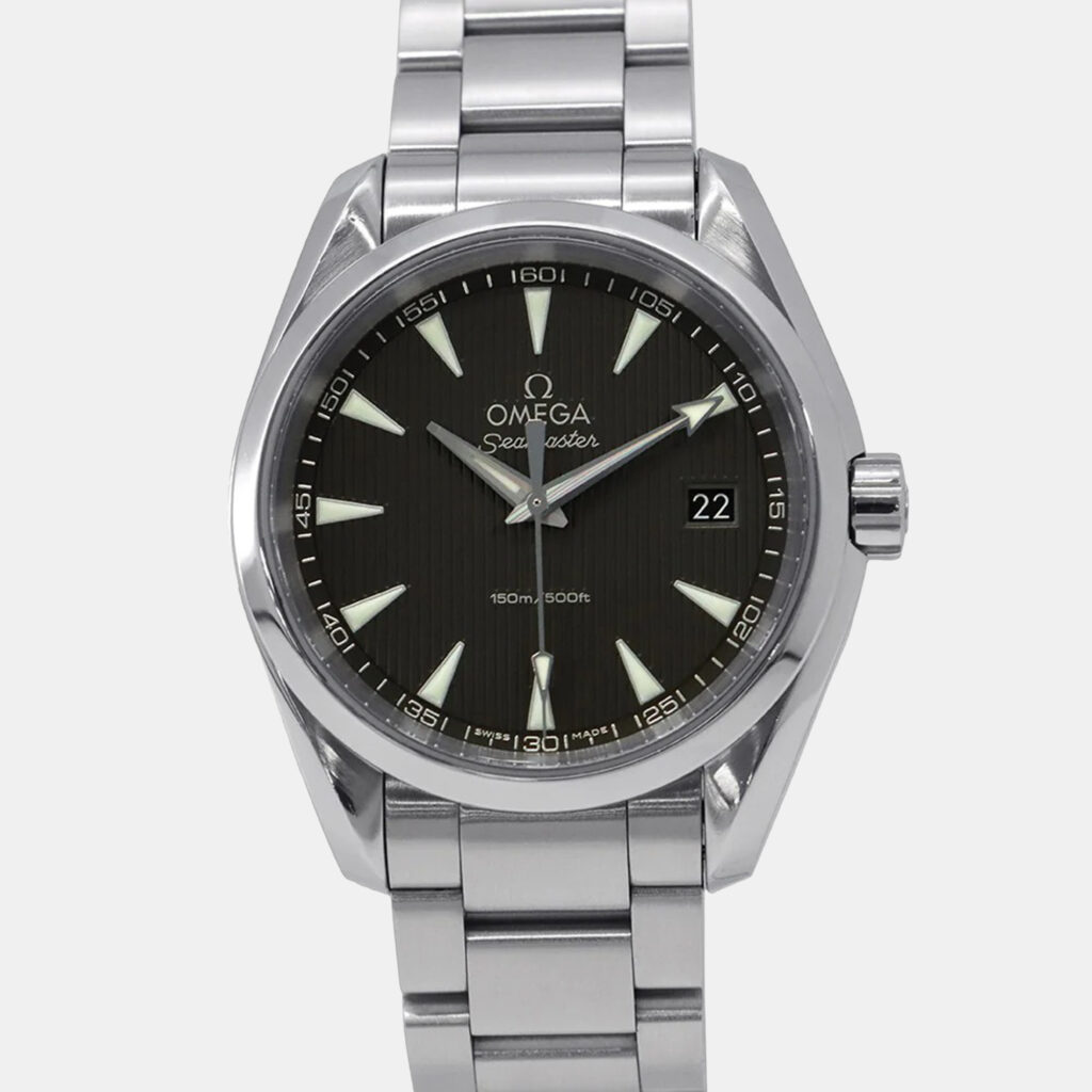 Omega Seamaster Aqua Terra 231.10.39.60.06.001 Quartz Grey Stainless Steel Men's Wristwatch 38.5 mm Omega Seamaster Aqua Terra 231.10.39.60.06.001 Quartz Grey Stainless Steel Men's Wristwatch 38.5 mm