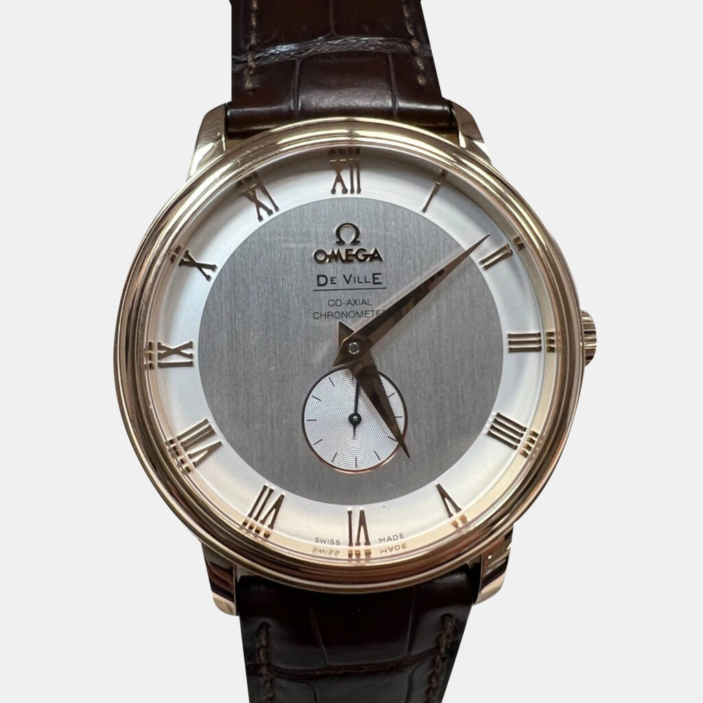 Omega De Ville Prestige 4614.30.02 Automatic 18K Rose Gold Men's Wristwatch 39 mm Omega De Ville Prestige 4614.30.02 Automatic 18K Rose Gold Men's Wristwatch 39 mm