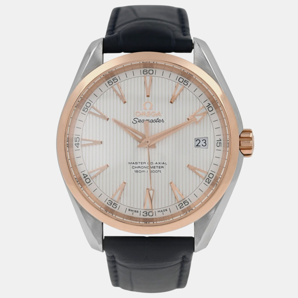 Omega Seamaster Aqua Terra 231.23.42.21.02.001 Automatic White 18k yellow gold stainless steel Men's Wristwatch 41.5 mm Omega Seamaster Aqua Terra 231.23.42.21.02.001 Automatic White 18k yellow gold stainless steel Men's Wristwatch 41.5 mm