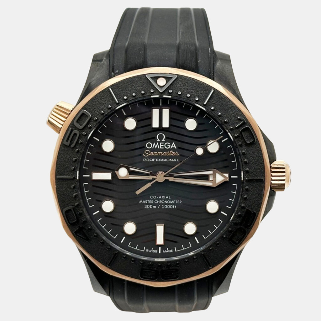 Omega Seamaster Diver 300M 210.62.44.20.01.001 Automatic Black Dial Ceramic 18K Rose Gold Men's Wristwatch 44 mm Omega Seamaster Diver 300M 210.62.44.20.01.001 Automatic Black Dial Ceramic 18K Rose Gold Men's Wristwatch 44 mm