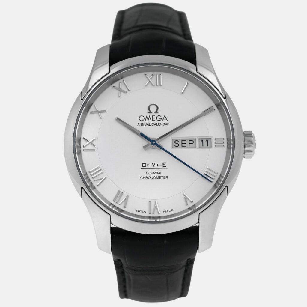 Omega Deville Annual Calendar 431.13.41.22.02.001 Automatic Stainless Steel Men's Wristwatch 41 mm Omega Deville Annual Calendar 431.13.41.22.02.001 Automatic Stainless Steel Men's Wristwatch 41 mm