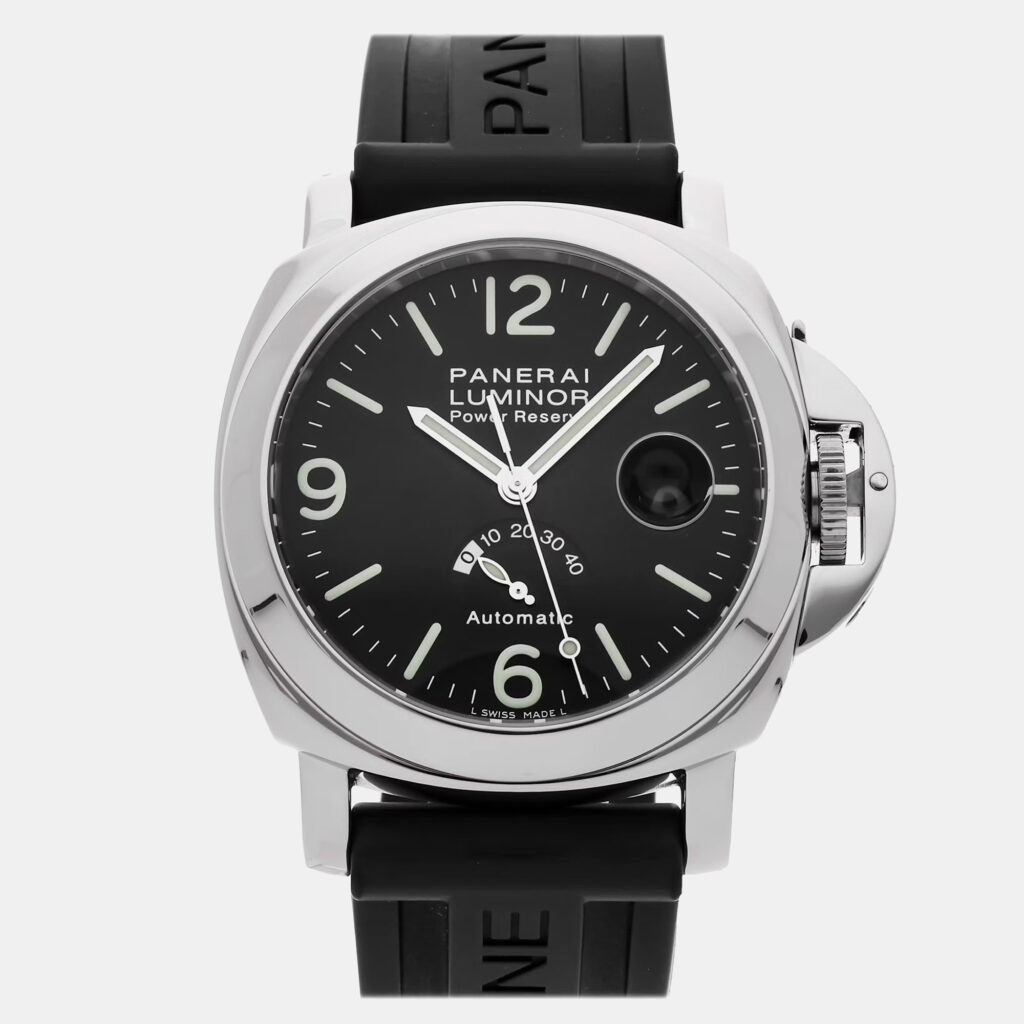 Panerai Luminor Power Reserve PAM00027 Automatic Black Stainless Steel Men’s Wristwatch 44mm Panerai Luminor Power Reserve PAM00027 Automatic Black Stainless Steel Men’s Wristwatch 44mm