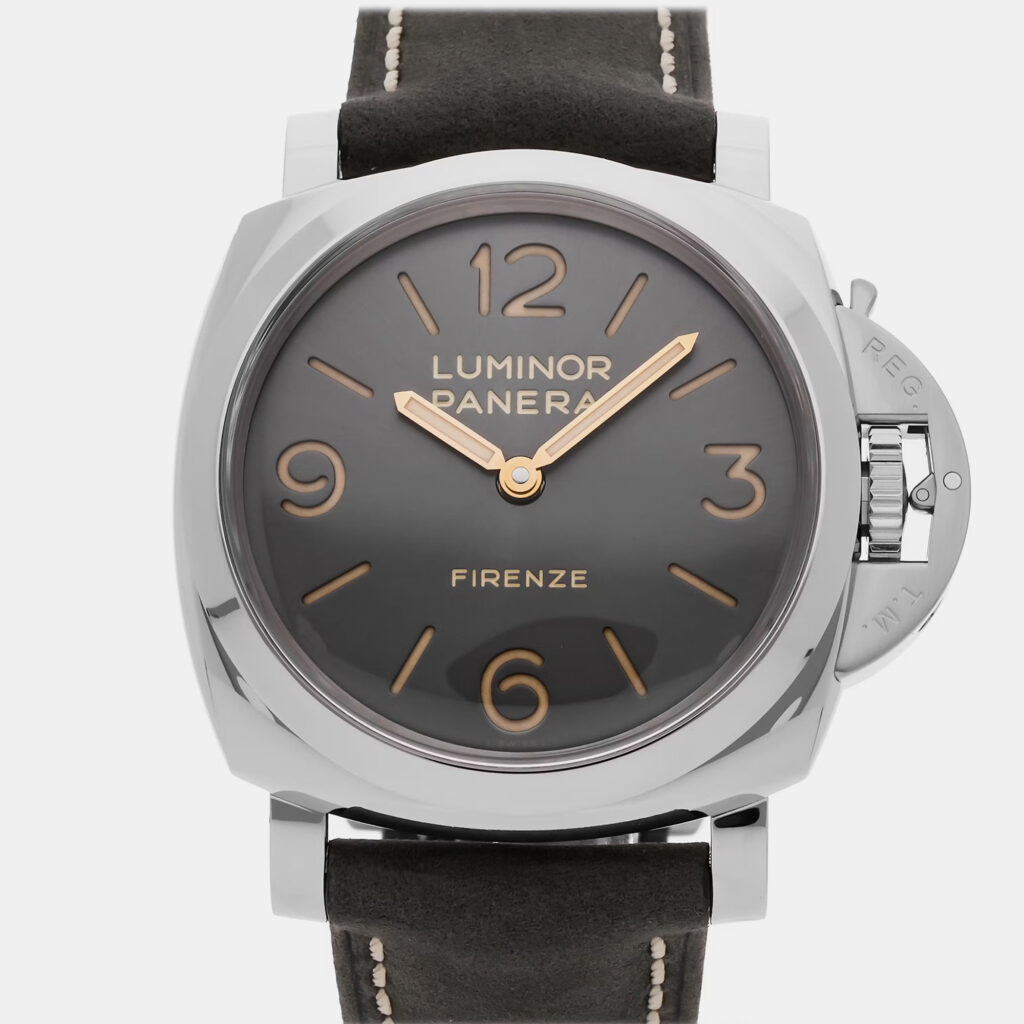 Panerai Luminor 1950 3 Days Firenze Boutique Edition PAM00605 Manual Winding Grey Stainless Steel Men’s Wristwatch 47mm Panerai Luminor 1950 3 Days Firenze Boutique Edition PAM00605 Manual Winding Grey Stainless Steel Men’s Wristwatch 47mm