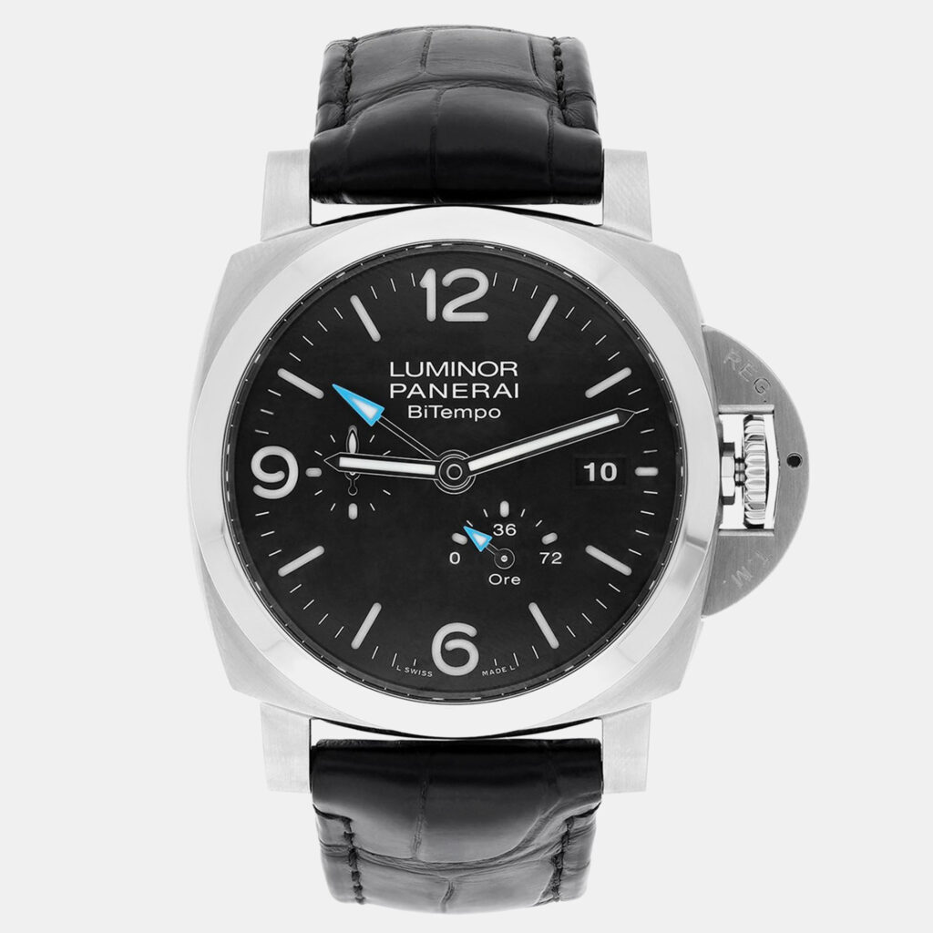 Panerai Luminor PAM01360 Automatic Black Stainless Steel Men's Wristwatch 44 mm Panerai Luminor PAM01360 Automatic Black Stainless Steel Men's Wristwatch 44 mm