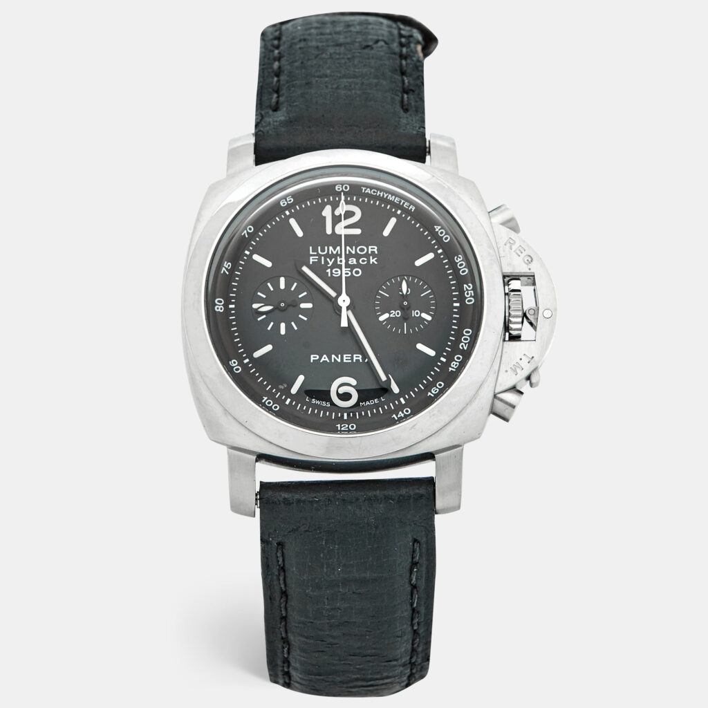 Paneral Luminor Flyback 1950 PAM00212 Stainless Steel Leather Men's Wristwatch 44 mm Paneral Luminor Flyback 1950 PAM00212 Stainless Steel Leather Men's Wristwatch 44 mm