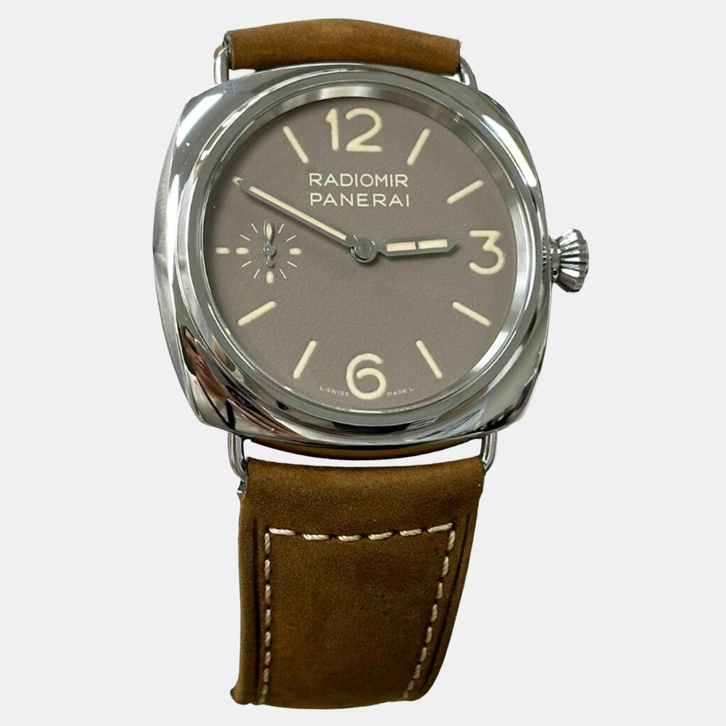 Panerai Luminor Officine PAM01385 Manual Brown Stainless Steel Men's Wristwatch 45mm