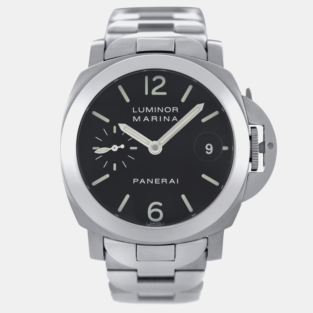 Panerai Luminor Marina PAM00050 Automatic Black Stainless Steel Men's Wristwatch 40 mm