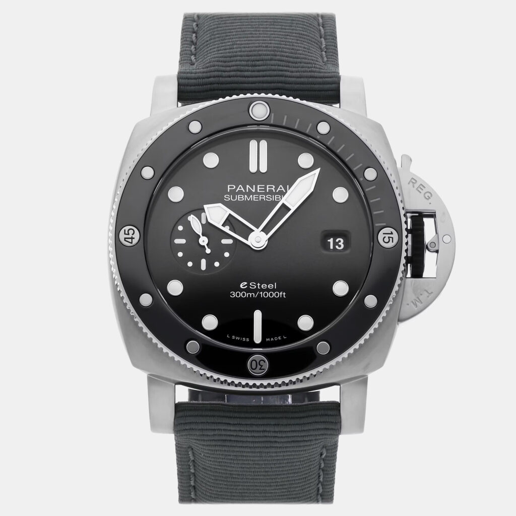 Pre-Owned Panerai Submersible QuarantaQuattro Grigio Roccia PAM 1288 Pre-Owned Panerai Submersible QuarantaQuattro Grigio Roccia PAM 1288