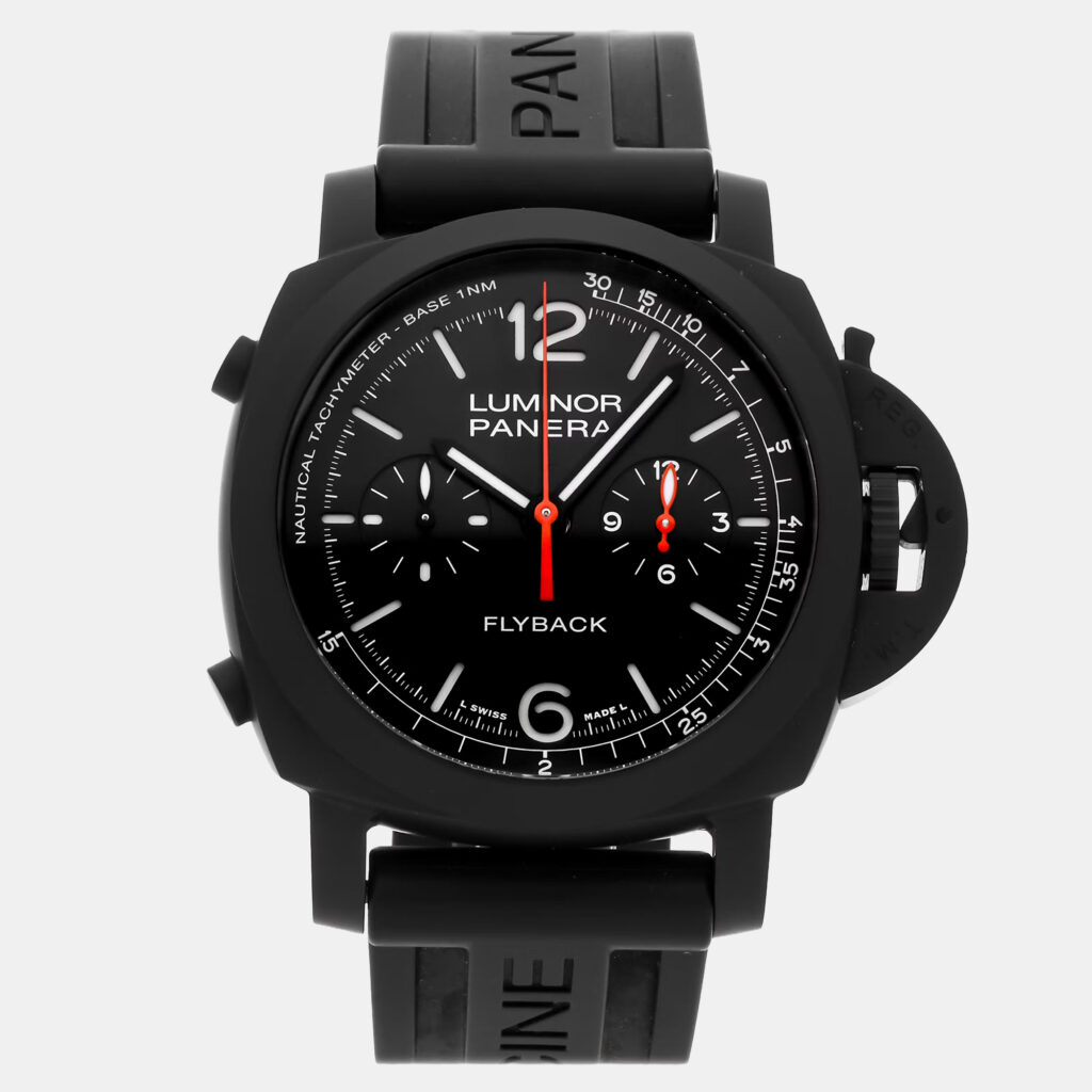 Pre-Owned Panerai Luminor Chrono Flyback Ceramica PAM 1298 43 mm Pre-Owned Panerai Luminor Chrono Flyback Ceramica PAM 1298 43 mm