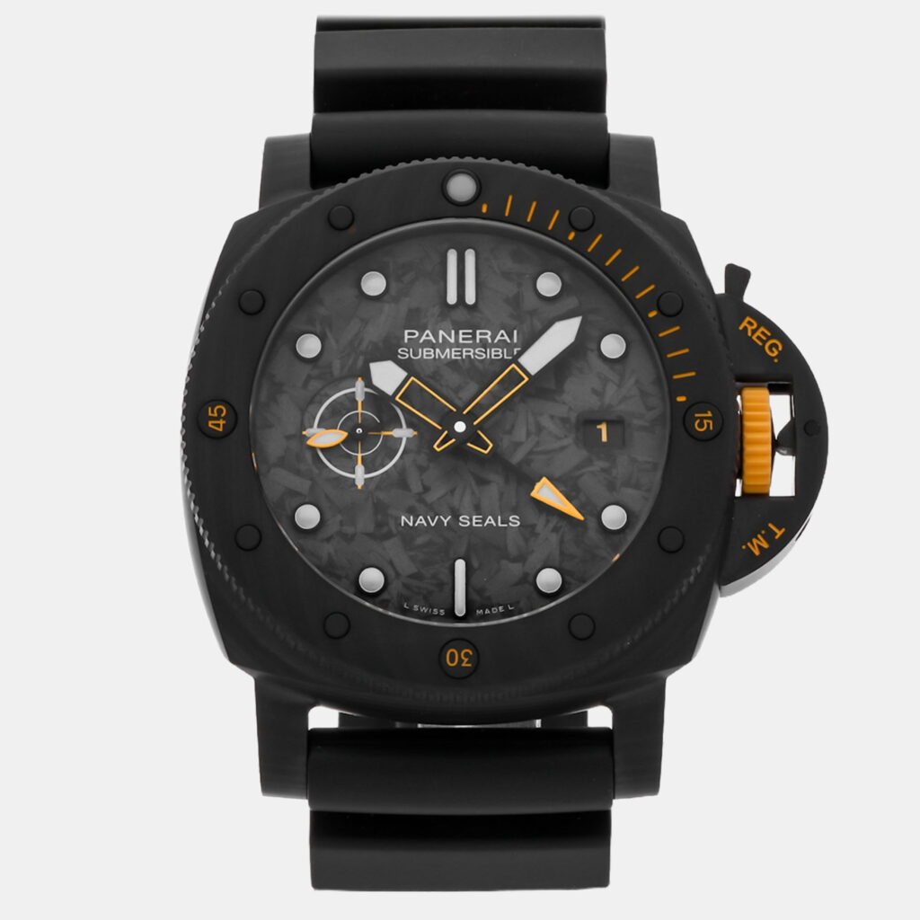 luxury-men-panerai-used-watches-p1237572-001.jpg Pre-Owned Panerai Submersible GMT Navy SEALs PAM 1324 44 mm