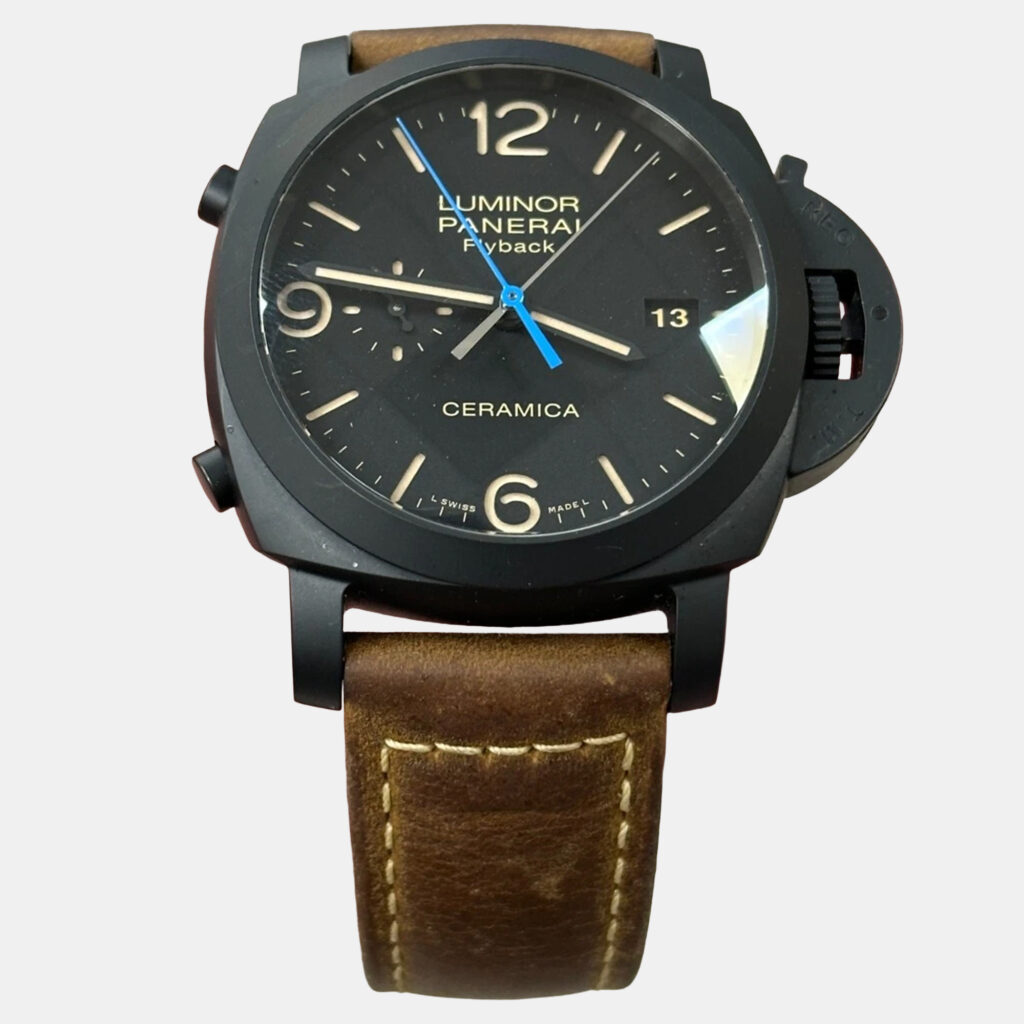 Panerai Luminor 1950 PAM00580 Automatic Black Dial Ceramic Men's Wristwatch 44 mm Panerai Luminor 1950 PAM00580 Automatic Black Dial Ceramic Men's Wristwatch 44 mm