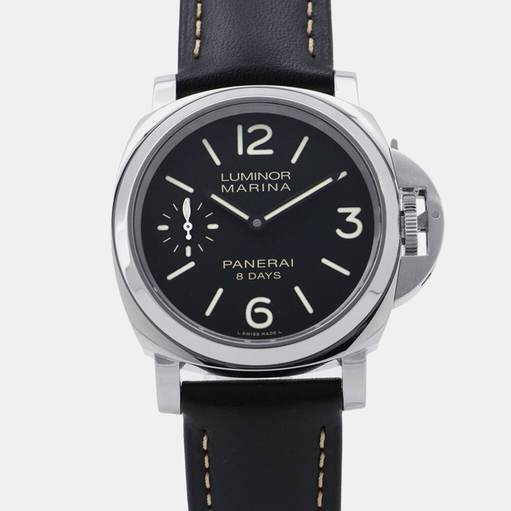 Panerai Luminor Marina PAM00510 Manual Winding Black Stainless Steel Men's Wristwatch 44 mm