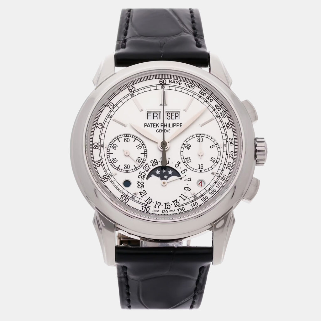 Patek Philippe Silver 18k White Gold Grand Complications 5270G-018 Manual Winding Men's Wristwatch 41 mm Patek Philippe Silver 18k White Gold Grand Complications 5270G-018 Manual Winding Men's Wristwatch 41 mm