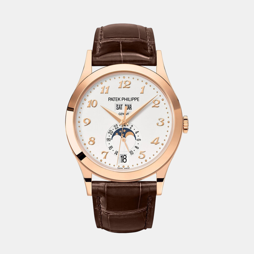 Patek Philippe Complications Annual Calendar 5396R-012 Automatic Silver 18k Rose Gold Men's Wristwatch 38.5 mm Patek Philippe Complications Annual Calendar 5396R-012 Automatic Silver 18k Rose Gold Men's Wristwatch 38.5 mm