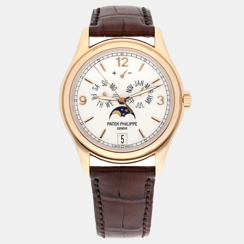 Patek Philippe Complications Annual Calendar 5146r-001Automatic White 18k Rose Gold Men's Wristwatch 39 mm Patek Philippe Complications Annual Calendar 5146r-001Automatic White 18k Rose Gold Men's Wristwatch 39 mm