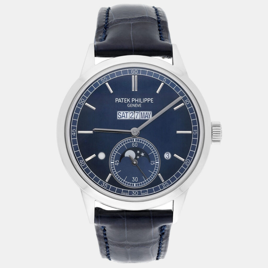 Patek Philippe Perpetual Calendar 5236P Automatic Blue Platinum Men's Wristwatch 41 mm Patek Philippe Perpetual Calendar 5236P Automatic Blue Platinum Men's Wristwatch 41 mm
