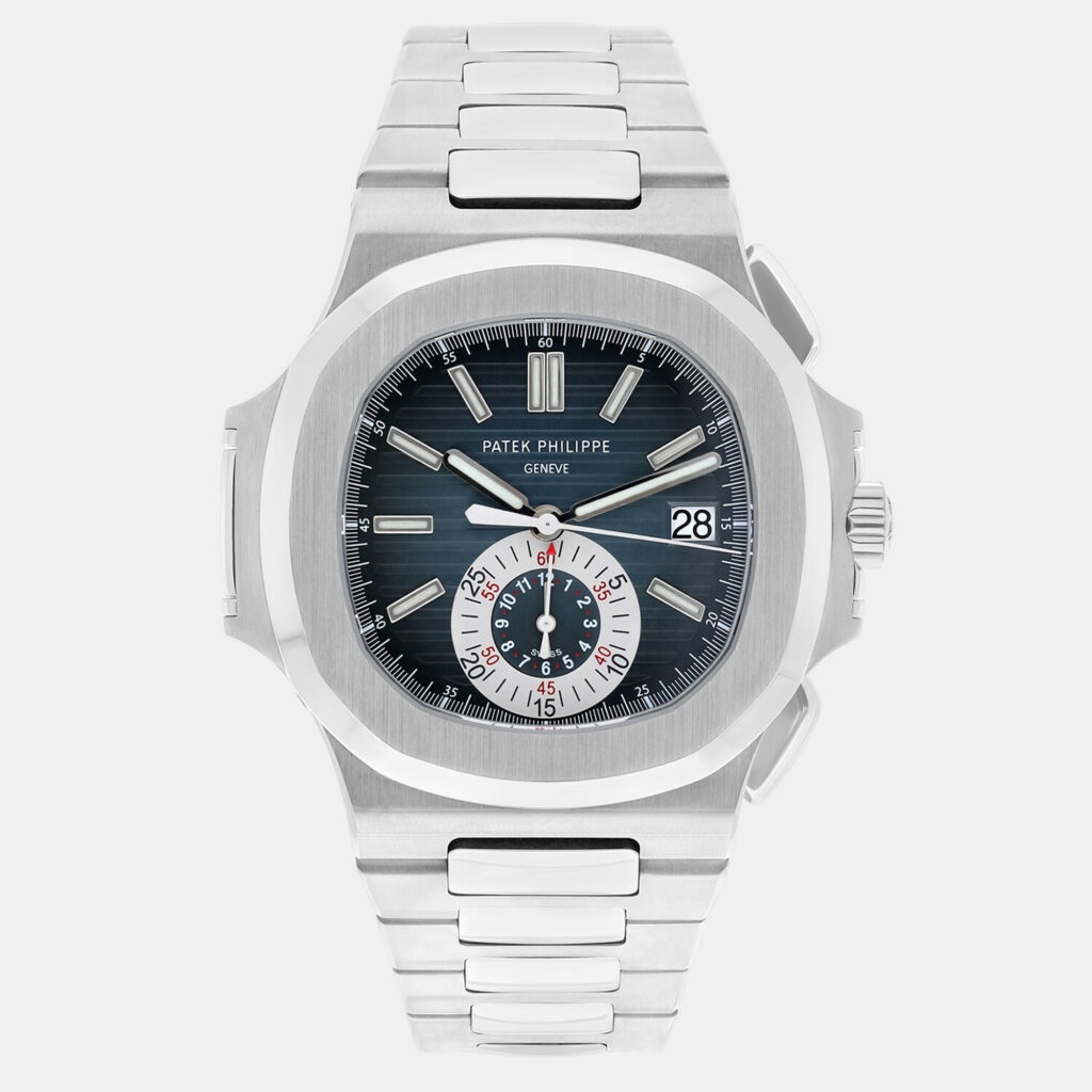 Patek Philippe Nautilus 5980/1A-001 Automatic Blue Stainless Steel Men's Wristwatch 44 mm Patek Philippe Nautilus 5980/1A-001 Automatic Blue Stainless Steel Men's Wristwatch 44 mm